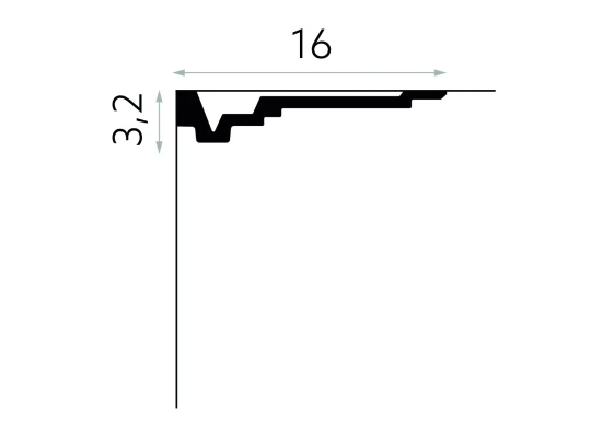 Listwa sufitowa Mardom MDB163