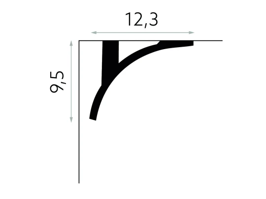 Maskownica karnisza Mardom QL011
