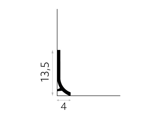Listwa podłogowa Mardom QS011P lakierowana