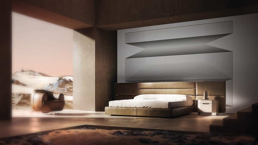 London Art 24001 2 Exclusive Wallpaper 24 Lizard - mural w linie tworzące trójwymiarowy wzór