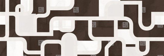 London Art 24004 2 Exclusive Wallpaper 24 No Feelings - mural w obłe kształty