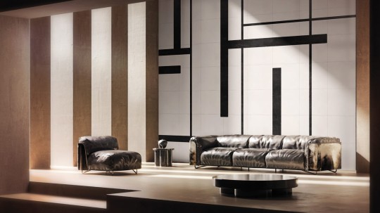 London Art 24006 1 Exclusive Wallpaper 24 Tattoo - mural w linie tworzące geometryczne wzory