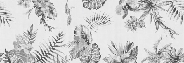 London Art 24007 2 Exclusive Wallpaper 24 Hung up on a dream - mural w delikatne liście