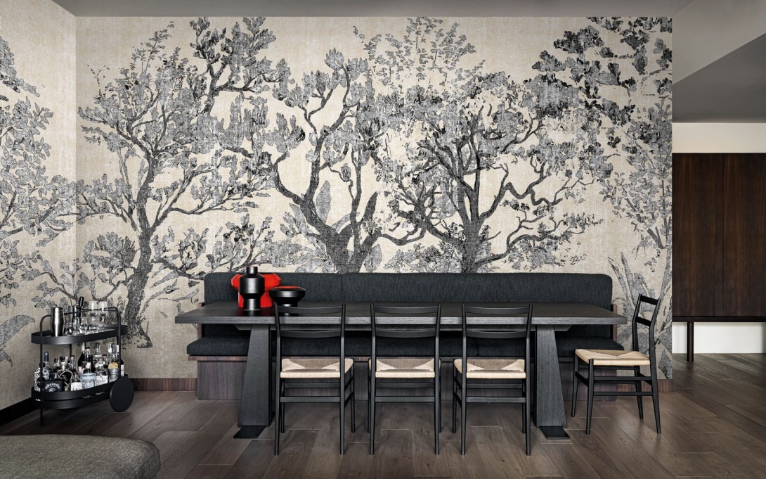 London Art 24021 1 Exclusive Wallpaper 24 Peaceful - mural w drzewa