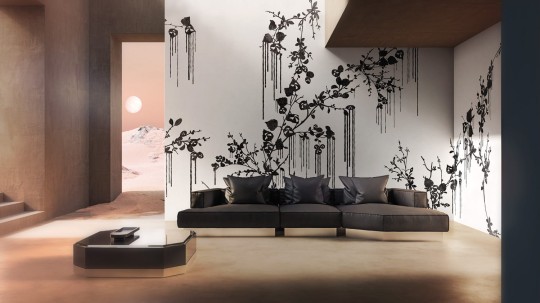 London Art 24009 3 Exclusive Wallpaper 24 It's not my place - mural w roślinny motyw