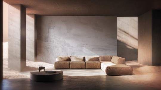 London Art 24012 1 Exclusive Wallpaper 24 Steppin’ stone - mural w delikatny pejzaż