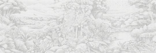 London Art 24013 1 Exclusive Wallpaper 24 Over the hills and far away - mural w delikatny pejzaż