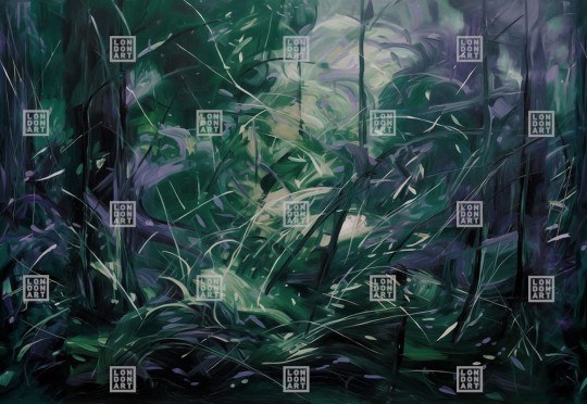 London Art 24016 2 Exclusive Wallpaper 24 Hyper paint - mural w roślinny motyw