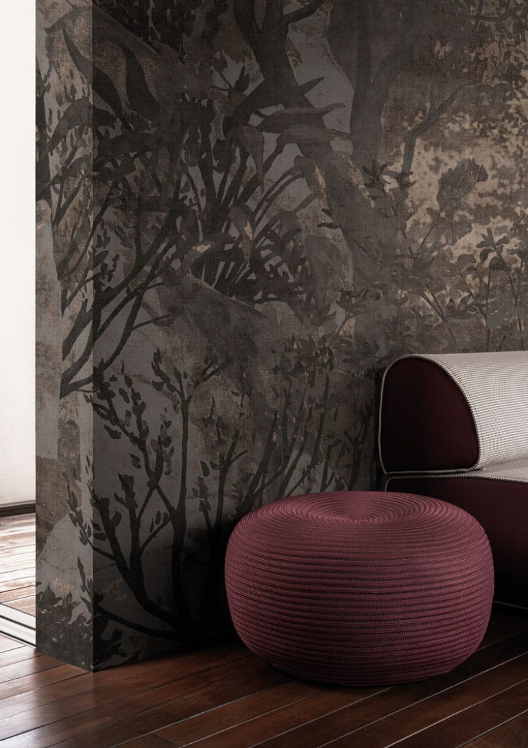 London Art 24022 1 Exclusive Wallpaper 24 Terra - mural w roślinny motyw