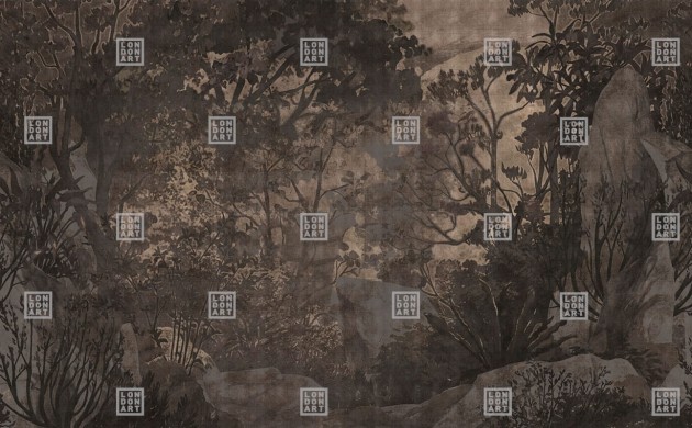 London Art 24022 2 Exclusive Wallpaper 24 Terra - mural w roślinny motyw