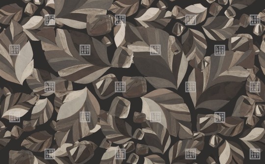 London Art 24033 2 Exclusive Wallpaper 24 Skyfall - mural w minimalistyczny roślinny motyw