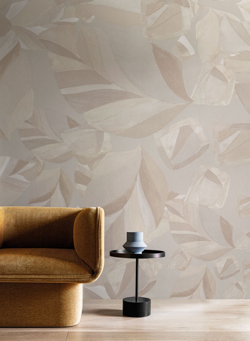 London Art 24033 2 Exclusive Wallpaper 24 Skyfall - mural w minimalistyczny roślinny motyw