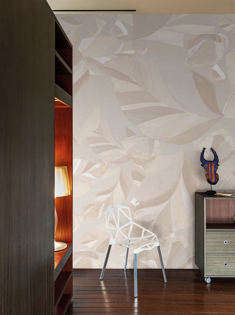 London Art 24033 2 Exclusive Wallpaper 24 Skyfall - mural w minimalistyczny roślinny motyw