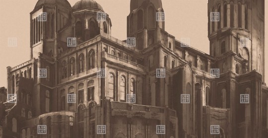 London Art 24027 1 Exclusive Wallpaper 24 Urbex - mural w architektoniczny motyw