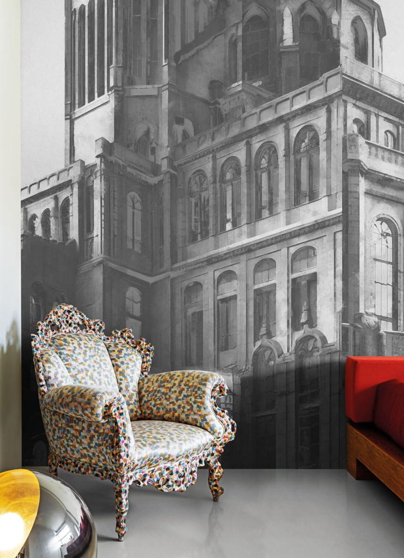 London Art 24027 1 Exclusive Wallpaper 24 Urbex - mural w architektoniczny motyw