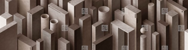 London Art 24041 3 Exclusive Wallpaper 24 Evolution - mural w abstrakcyjnym stylu