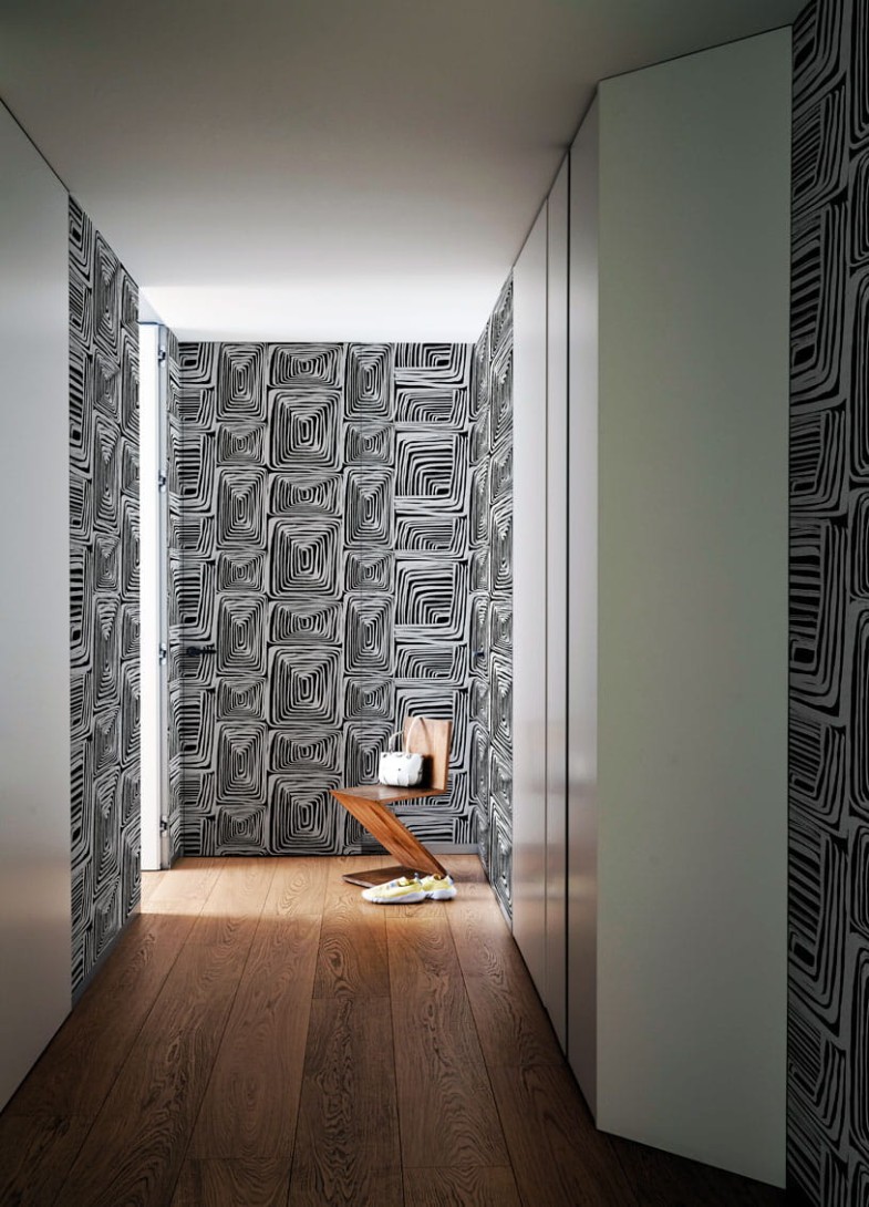 London Art 24034 1 Exclusive Wallpaper 24 Last Night - mural w abstrakcyjny wzór