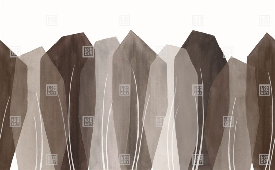 London Art 24043 1 Exclusive Wallpaper 24 Seasons - mural w geometryczne drzewa