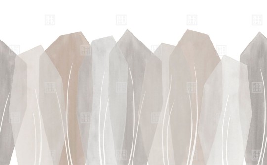 London Art 24043 2 Exclusive Wallpaper 24 Seasons - mural w geometryczne drzewa