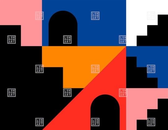 London Art 24039 1 Exclusive Wallpaper 24 Gradino - mural w abstrakcyjnym stylu