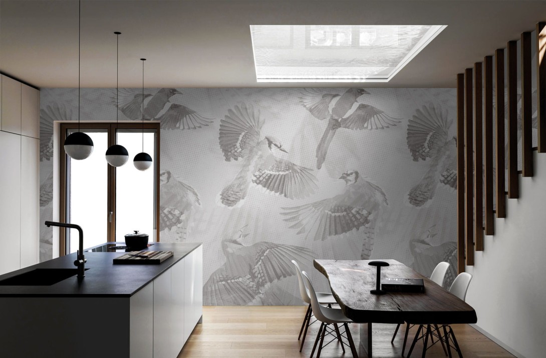 London Art 24046 2 Exclusive Wallpaper 24 Symphonia - mural w ptaki