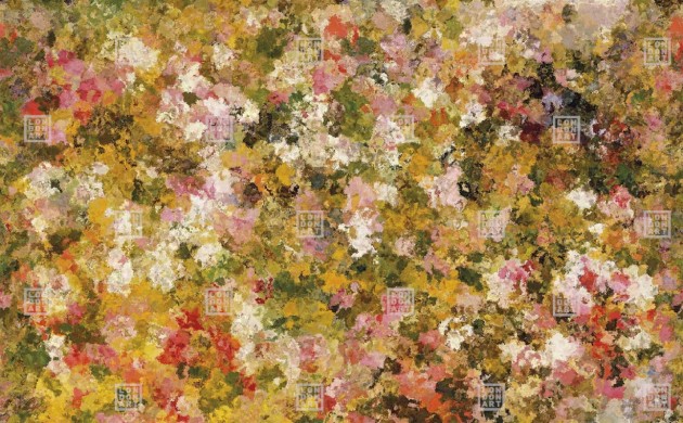 London Art 24048 2 Exclusive Wallpaper 24 Re-impress flowers - mural w impresjonistyczne rośliny