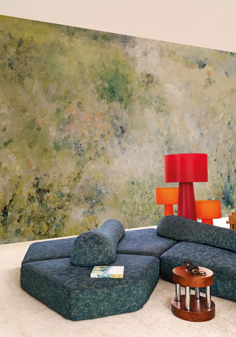 London Art 24048 3 Exclusive Wallpaper 24 Re-impress flowers - mural w impresjonistyczne rośliny