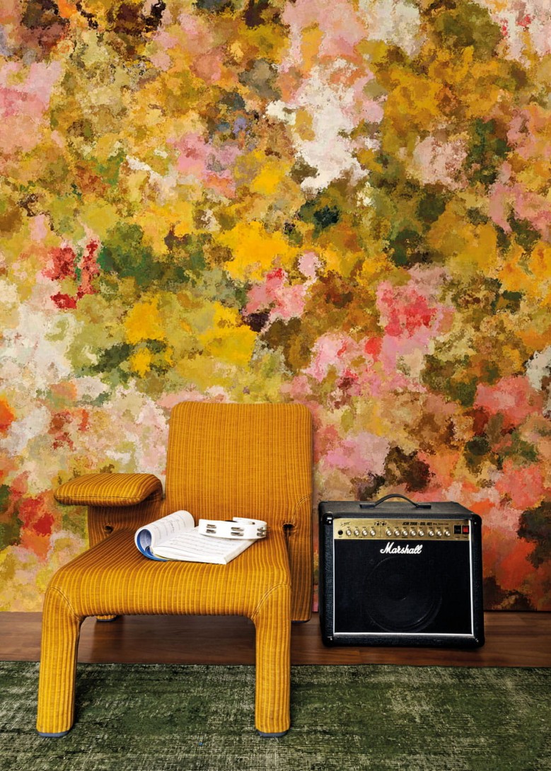 London Art 24048 3 Exclusive Wallpaper 24 Re-impress flowers - mural w impresjonistyczne rośliny