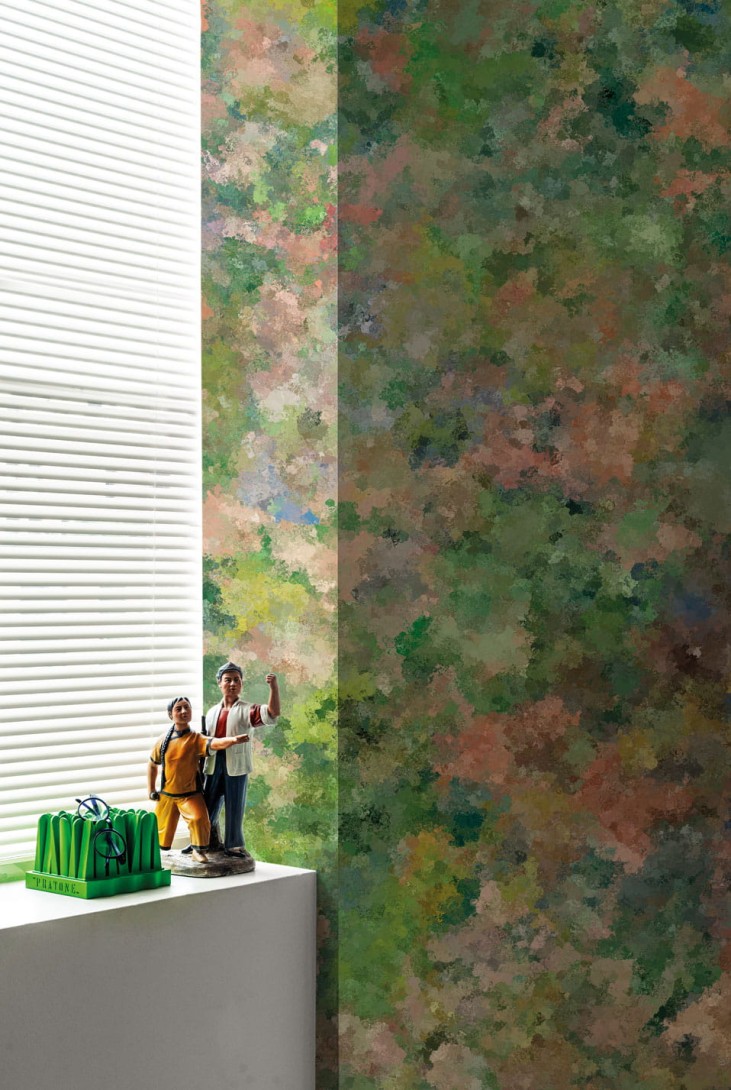 London Art 24048 3 Exclusive Wallpaper 24 Re-impress flowers - mural w impresjonistyczne rośliny