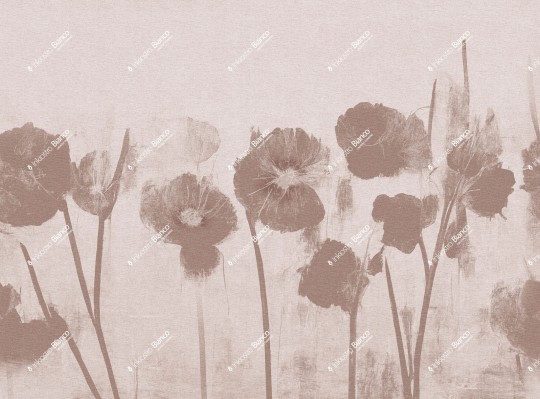 Inkiostro Bianco INKCATO2402 White Paper Soft - mural w kwiaty