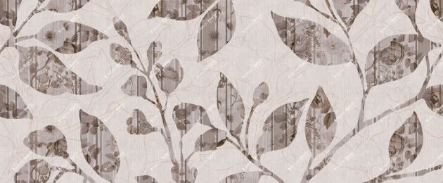 Inkiostro Bianco INKDMTR2402 White Paper Midland - mural w liście