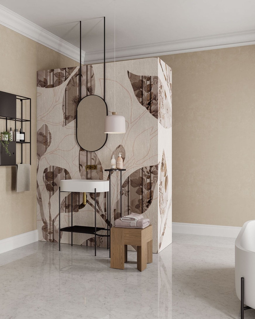 Inkiostro Bianco INKDMTR2402 White Paper Midland - mural w liście