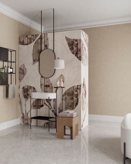 Inkiostro Bianco INKDMTR2402 White Paper Midland - mural w liście