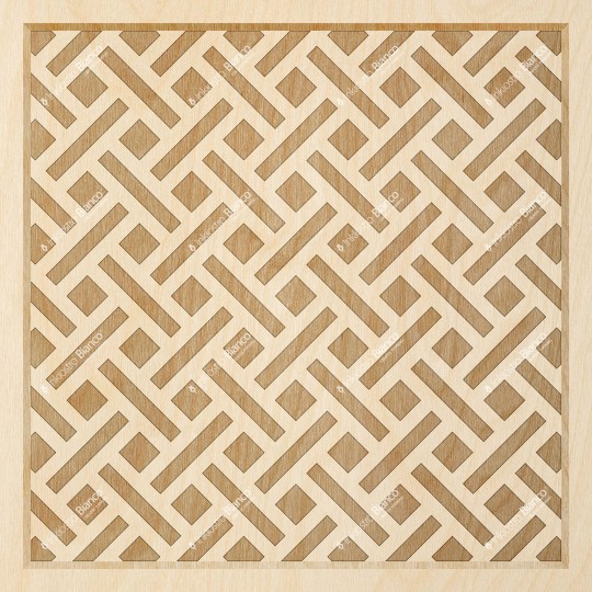 Inkiostro Bianco INKENAI24C1M2LD White Paper Twill - panel w geometryczny wzór