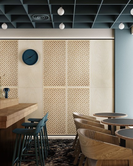 Inkiostro Bianco INKENAI24C1M2LD White Paper Twill - panel w geometryczny wzór