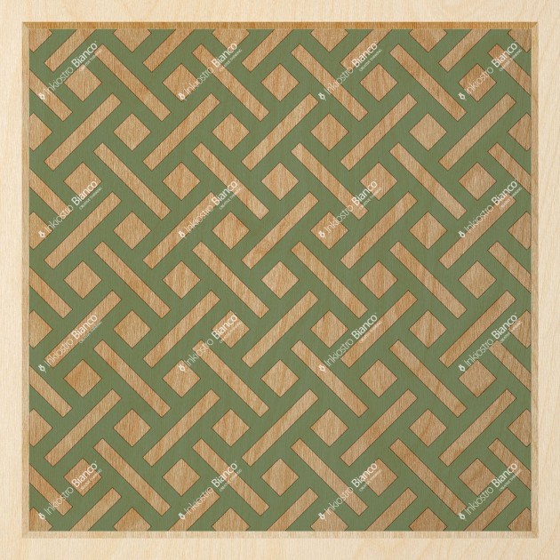 Inkiostro Bianco INKENAI24C2M2LD White Paper Twill - panel w geometryczny wzór