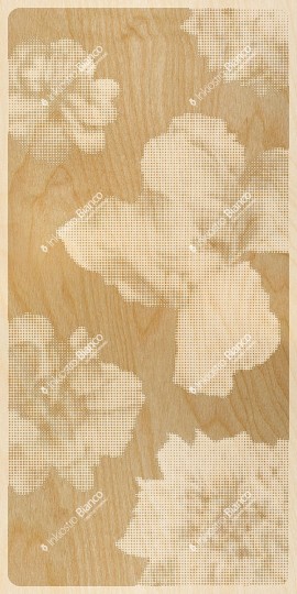 Inkiostro Bianco INKLKNR24C1M3LD White Paper Mayflowers - panel w roślinny wzór