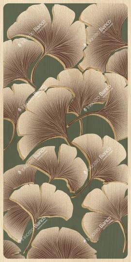 Inkiostro Bianco INKANOE24C2M1LD White Paper Biloba - panel w roślinny wzór