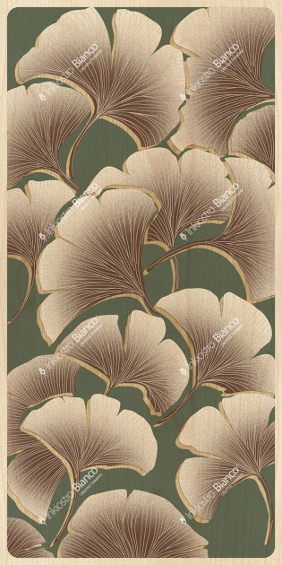 Inkiostro Bianco INKANOE24C2M1LD White Paper Biloba - panel w roślinny wzór