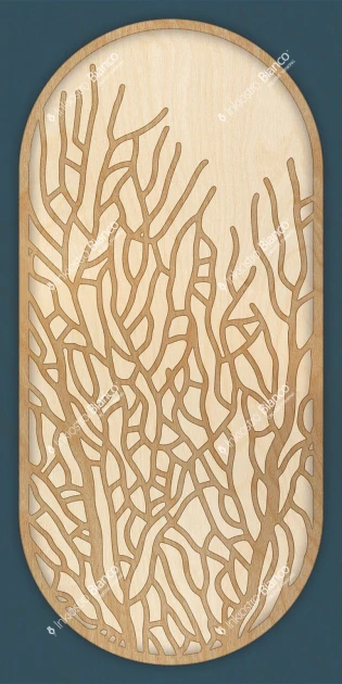 Inkiostro Bianco INKOLAC24C2M3LD White Paper Coral - panel w rośliny