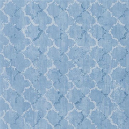 Tapeta Designers Guild Shanghai Garden PDG650/02 CHINESE TRELLIS - COBALT