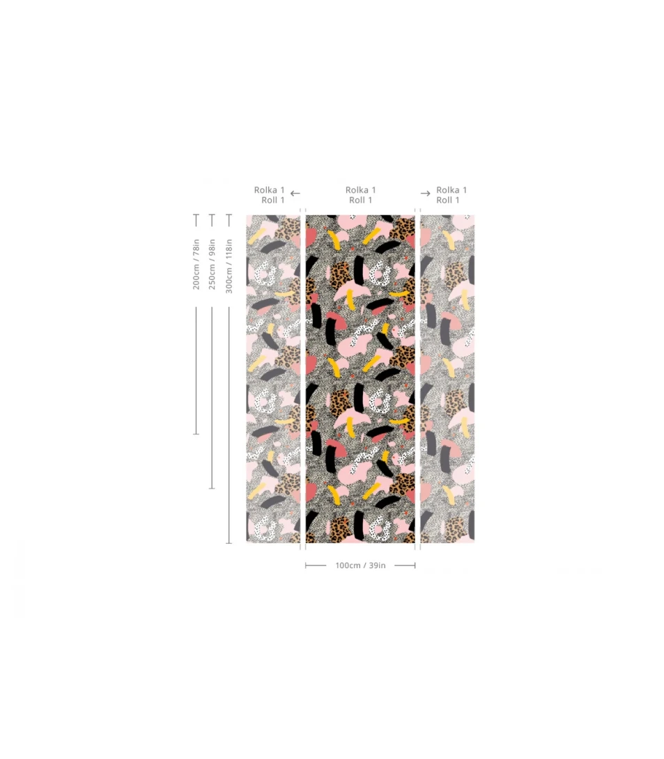 Wallcolors TAP-7658 Basic Modern Brush - mural w abstrakcyjny motyw