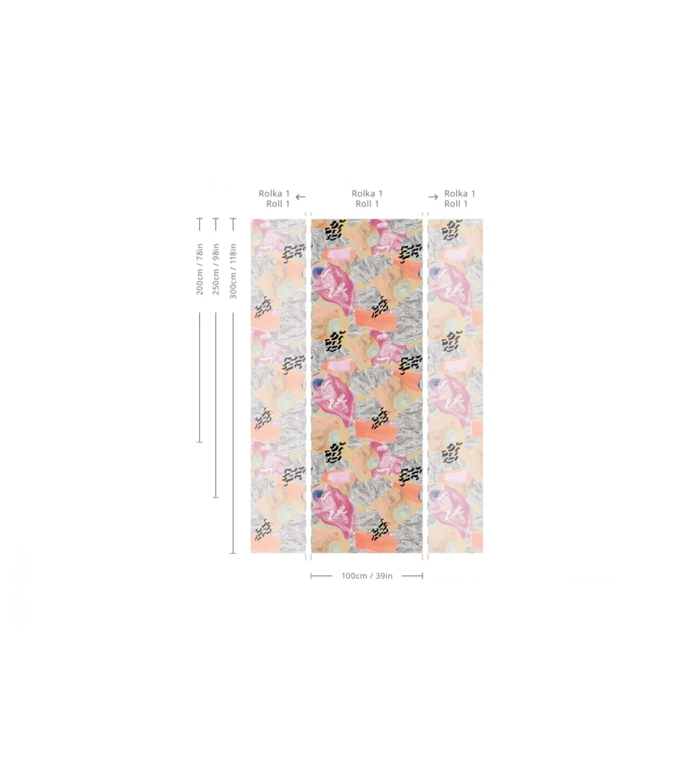 Wallcolors TAP-7654 Basic Marble - mural w abstrakcyjny wzór