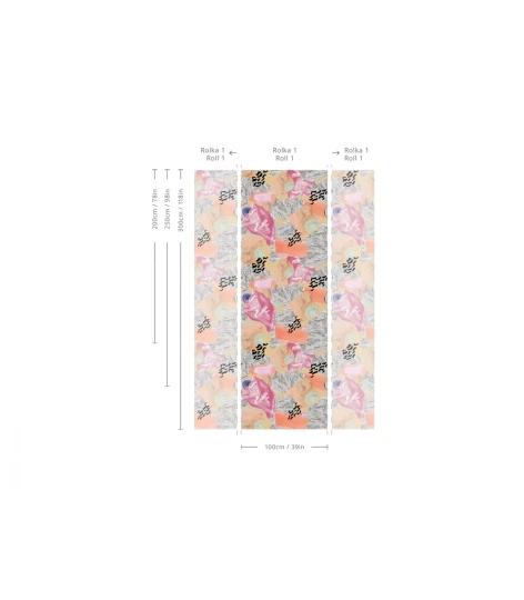 Wallcolors TAP-7654 Basic Marble - mural w abstrakcyjny wzór