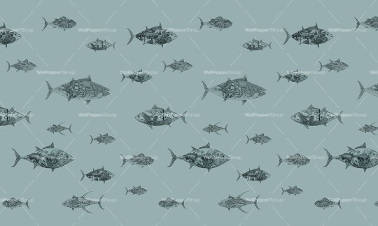 Wallpepper RC-04-A Riccardo Capuzzo Legendary tunas - mural w ryby