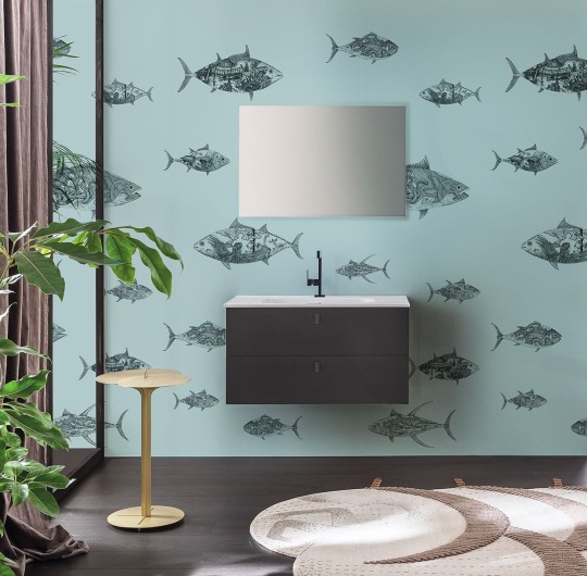 Wallpepper RC-04-A Riccardo Capuzzo Legendary tunas - mural w ryby