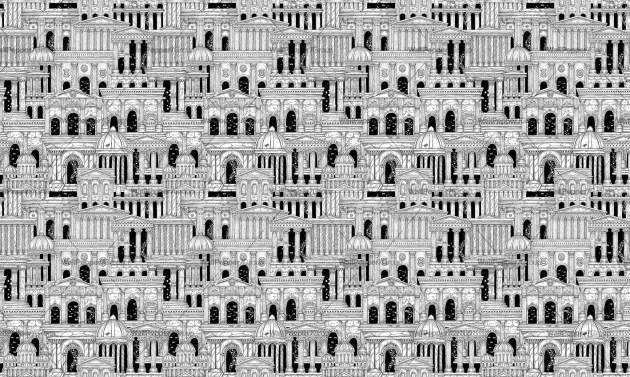 Wallpepper RC-03-A Riccardo Capuzzo Atlantis city - mural w motyw mitycznej Atlantydy