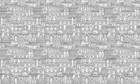 Wallpepper RC-03-B Riccardo Capuzzo Atlantis city - mural w motyw mitycznej Atlantydy