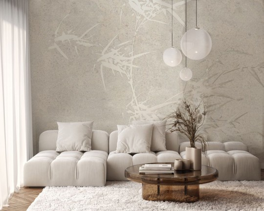 Muance MU15006 Edition 5 Lush Harmony Hues - minimalistyczny mural w abstrakcyjny wzór