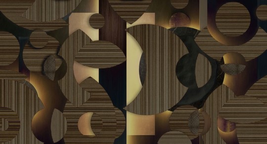 Muance MU15008 Edition 5 Lush Mirage Mosaic - mural w geometryczny wzór